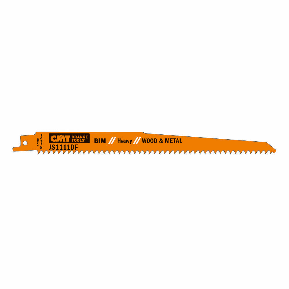 CMT Orange Tools JS1111DF-20 For cutting wood with nails or metal, glass fiber reinforced plastic, epoxy Hardware Hardware Tools Sabre - Reciprocating saw blades Woodworking Tools and accessories Ireland Maginn Machinery