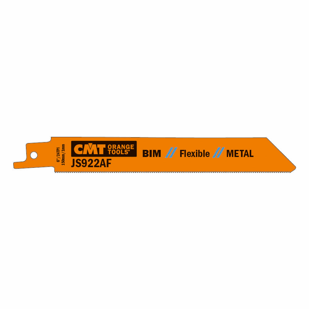 CMT Orange Tools JS922AF-5 Blade for cutting thin sheet metal, fine pipe and profiles Hardware Hardware Tools Sabre - Reciprocating saw blades Woodworking Tools and accessories Ireland Maginn Machinery