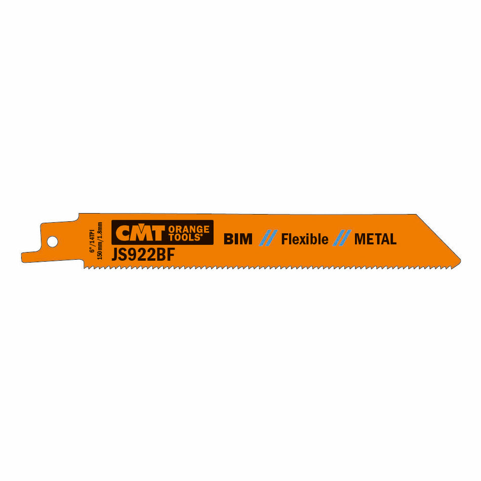 CMT Orange Tools JS922BF-20 For cutting thick sheet metal, solid pipe and profiles Hardware Hardware Tools Sabre - Reciprocating saw blades Woodworking Tools and accessories Ireland Maginn Machinery