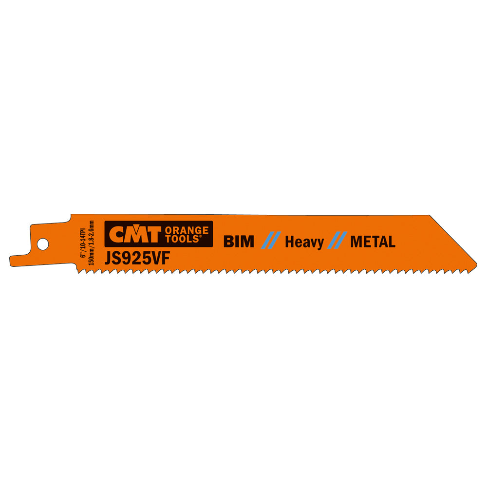 CMT Orange Tools JS925VF-5 Reciprocating saw blade for cutting sheet metal, pipes and profiles Hardware Hardware Tools Sabre - Reciprocating saw blades Woodworking Tools and accessories Ireland Maginn Machinery