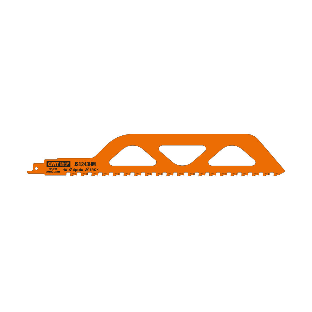 CMT Orange Tools JS1243HM For cutting medium-sized bricks Hardware Hardware Tools Sabre - Reciprocating saw blades Woodworking Tools and accessories Ireland Maginn Machinery