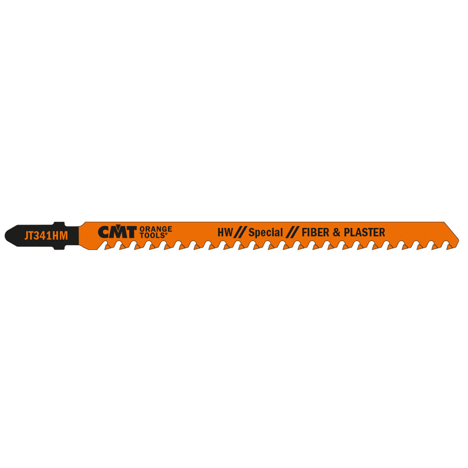 CMT Orange Tools JT341HM-3 Jig Saw Blades for plasterboard, fiber cement boards, glass fiber reinforced plastic and epoxy Hardware Hardware Tools Jig saw blades Woodworking Tools and accessories Ireland Maginn Machinery