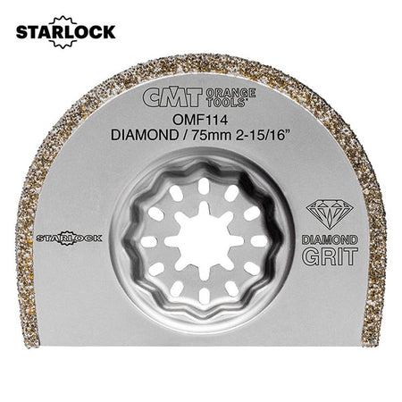 CMT Orange Tools OMF114-X5 75mm (2-15/16") Diamond Coated Radial Saw Blade, Segmented, Extra-Long Life Hardware Hardware Tools Accessories for multi-cutter tools Woodworking Tools and accessories Ireland Maginn Machinery