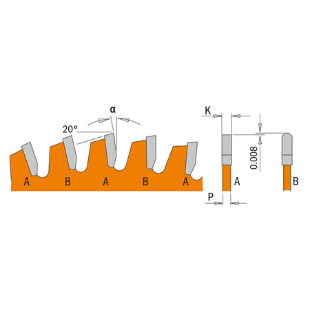 CMT Orange Tools 276.165.56H ITK Plus non-ferrous metal and Composite Decking saw blades Hardware Hardware Tools Circular saw blades CMT Contractor Tools® - ITKPlus® Woodworking Tools and accessories Ireland Maginn Machinery 02