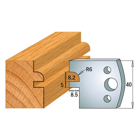 CMT Orange Tools 691.134 Profile knives 690.134 Limiters 691.134 industrial industrial Tools Cutter heads & knives Woodworking Tools and accessories Ireland Maginn Machinery