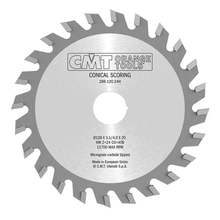 CMT Orange Tools 288.100.20H Industrial conical scoring blades Industrial Industrial Tools Industrial circular saw blades Woodworking Tools and accessories Ireland Maginn Machinery