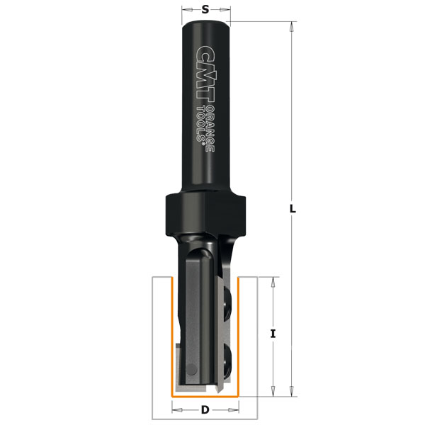 CMT Orange Tools 653.701.11 Straight router bits with insert knives Industrial Industrial Tools Router bits with insert knives Woodworking Tools and accessories Ireland Maginn Machinery