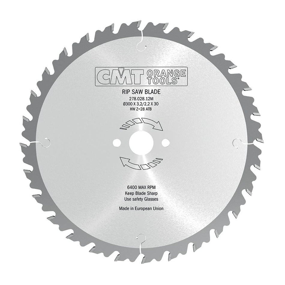 CMT Orange Tools 278.028.12M Multi-Rip Industrial Industrial Tools Industrial circular saw blades Woodworking Tools and accessories Ireland Maginn Machinery