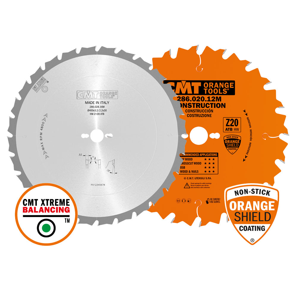 CMT Orange Tools 286.020.12M On-site Job Construction Industrial Industrial Tools Industrial circular saw blades Woodworking Tools and accessories Ireland Maginn Machinery