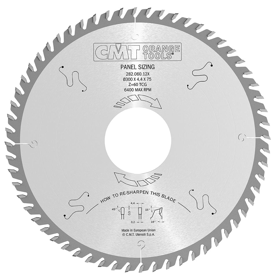 CMT Orange Tools 282.054.14M Industrial panel sizing circular saw blades Industrial Industrial Tools Industrial circular saw blades Woodworking Tools and accessories Ireland Maginn Machinery