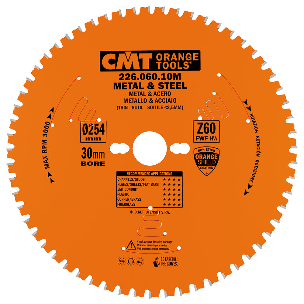 CMT Orange Tools 226.060.10M Industrial dry cutter circular saw blades Industrial Industrial Tools Industrial circular saw blades Woodworking Tools and accessories Ireland Maginn Machinery