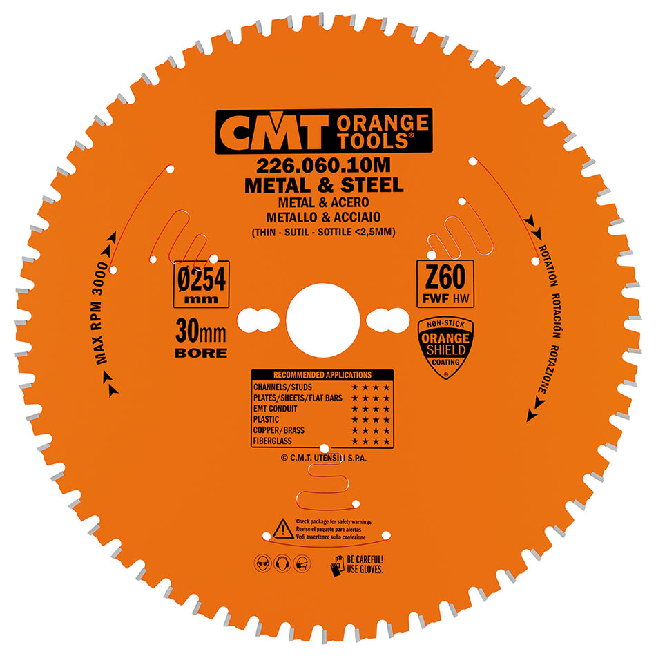 CMT Orange Tools 226.060.10M Industrial dry cutter circular saw blades Industrial Industrial Tools Industrial circular saw blades Woodworking Tools and accessories Ireland Maginn Machinery