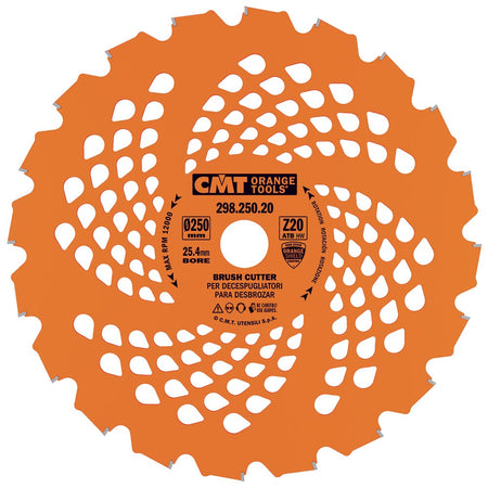 CMT Orange Tools 298.250.20 Garden Trimmer Saw Blades Industrial Industrial Tools Industrial circular saw blades Woodworking Tools and accessories Ireland Maginn Machinery