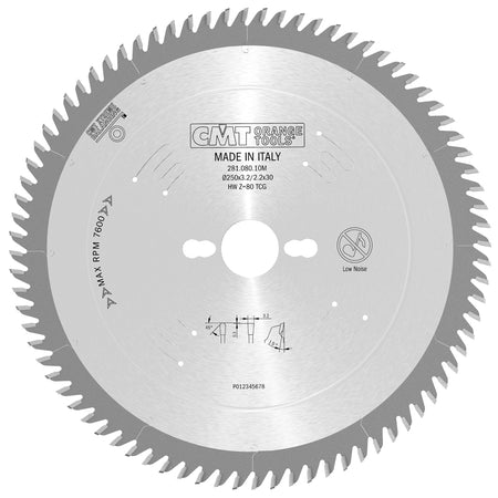 CMT Orange Tools 281.060.10M Industrial laminated and chipboard circular saw blades - POSITIVE Industrial Industrial Tools Industrial circular saw blades Woodworking Tools and accessories Ireland Maginn Machinery