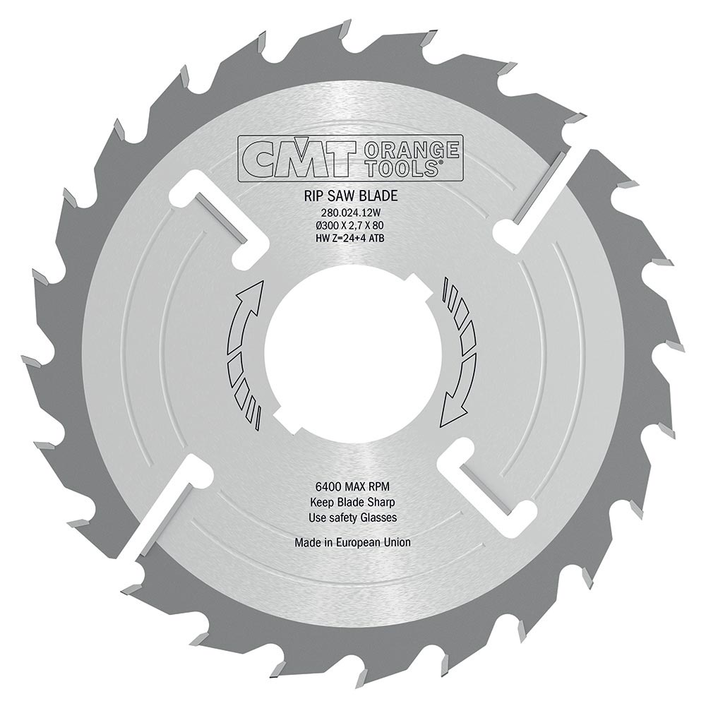 CMT Orange Tools 280.020.10W Multi-Rip with Rakers - Thin Kerf Industrial Industrial Tools Industrial circular saw blades Woodworking Tools and accessories Ireland Maginn Machinery