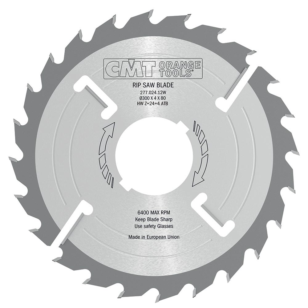 CMT Orange Tools 277.024.12M Multi-Rip with Rakers - THICK KERF Industrial Industrial Tools Industrial circular saw blades Woodworking Tools and accessories Ireland Maginn Machinery