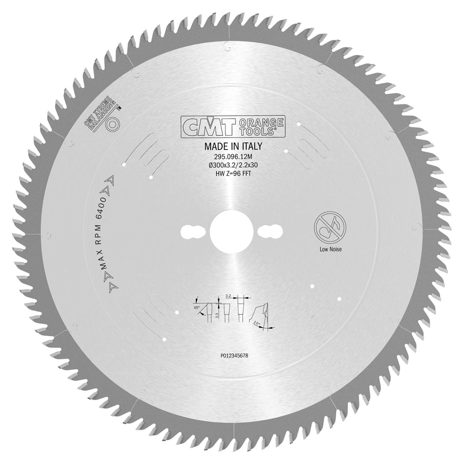 CMT Orange Tools 295.078.10M XTreme Laminated and Chipboard - Long life sharpening- POSITIVE Industrial Industrial Tools Industrial circular saw blades Woodworking Tools and accessories Ireland Maginn Machinery