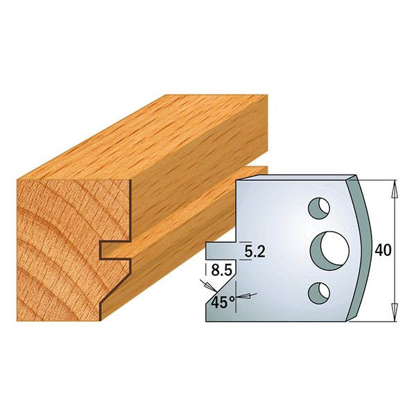 CMT Orange Tools 690.084 Profile knives 690.084 Limiters 691.084 industrial industrial Tools Cutter heads & knives Woodworking Tools and accessories Ireland Maginn Machinery