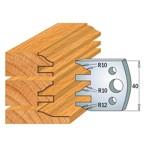 CMT Orange Tools 690.124 Profile knives 690.124 Limiters 691.124 industrial industrial Tools Cutter heads & knives Woodworking Tools and accessories Ireland Maginn Machinery