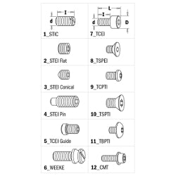 CMT Orange Tools 990.056.00 990 - Torx screws Hardware Hardware Tools Spare parts and accessories Woodworking Tools and accessories Ireland Maginn Machinery 02