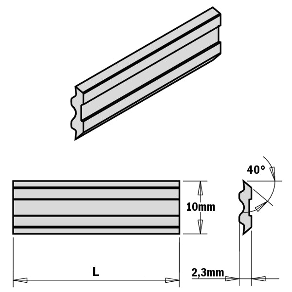 CMT Orange Tools 795.100.10 Planer and jointer knives for Tersa systems industrial industrial Tools Knives Woodworking Tools and accessories Ireland Maginn Machinery