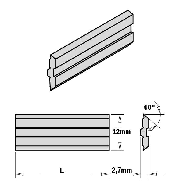 CMT Orange Tools 795.130.12 Planer and jointer knives for Centrostar, Centrofix and Quickfix systems industrial industrial Tools Knives Woodworking Tools and accessories Ireland Maginn Machinery