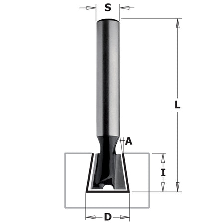 CMT Orange Tools K918-127 Dovetail router bits Hardware Hardware Tools Contractor router bits Woodworking Tools and accessories Ireland Maginn Machinery