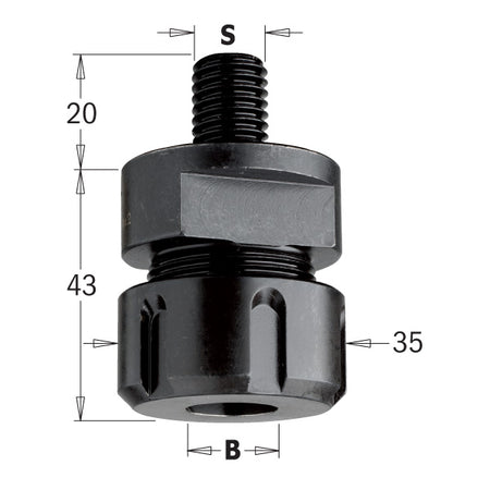 CMT Orange Tools 796.142.00 796 - ER20 chucks industrial industrial Tools Spare parts and accessories Woodworking Tools and accessories Ireland Maginn Machinery