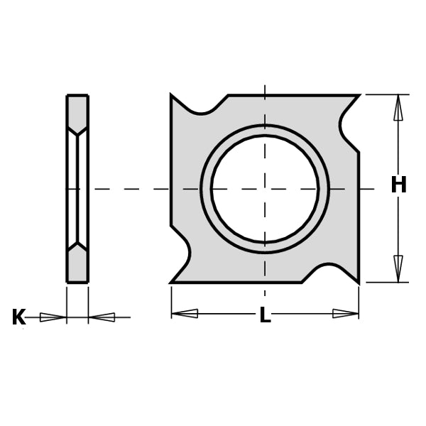 CMT Orange Tools 790.181.00 Standard indexable knives - 4 cutting edges industrial industrial Tools Knives Woodworking Tools and accessories Ireland Maginn Machinery