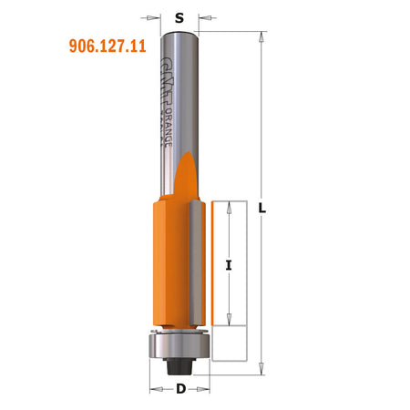 CMT Orange Tools 806.690.11 Flush trim router bits industrial industrial Tools Industrial router bits Woodworking Tools and accessories Ireland Maginn Machinery 02