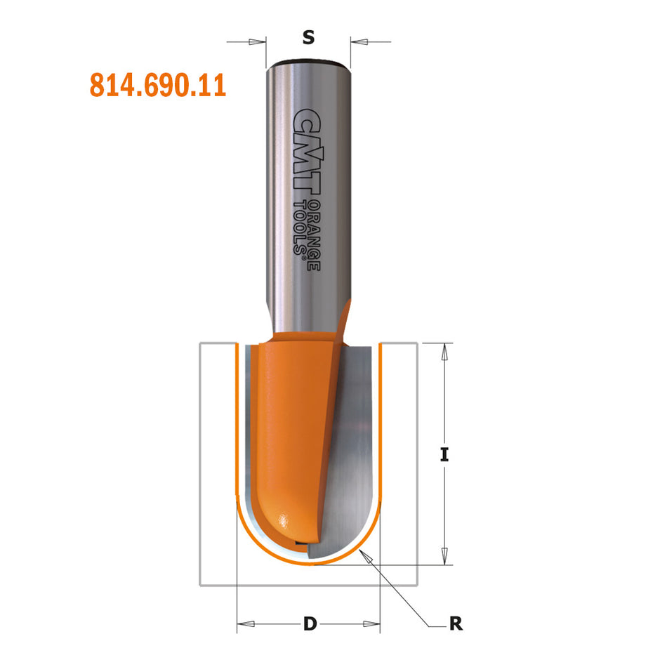 CMT Orange Tools 914.254.11 Round nose router bits industrial industrial Tools Industrial router bits Woodworking Tools and accessories Ireland Maginn Machinery 02