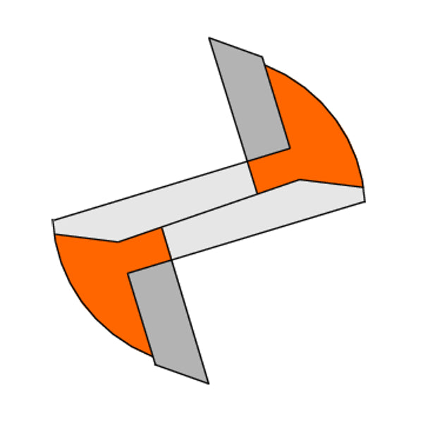 CMT Orange Tools 812.595.11 Straight router bits, long series industrial industrial Tools Industrial router bits Woodworking Tools and accessories Ireland Maginn Machinery 06