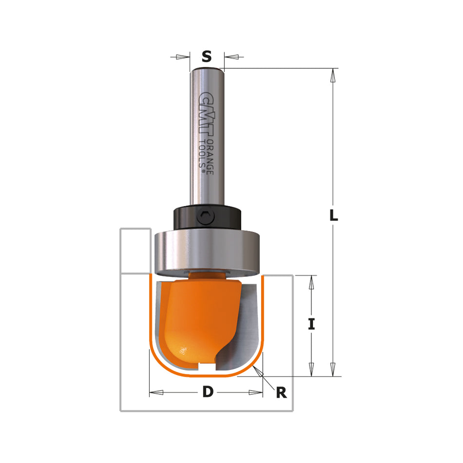 CMT Orange Tools 851.501.11B Bowl and tray router bits industrial industrial Tools Industrial router bits Woodworking Tools and accessories Ireland Maginn Machinery 02