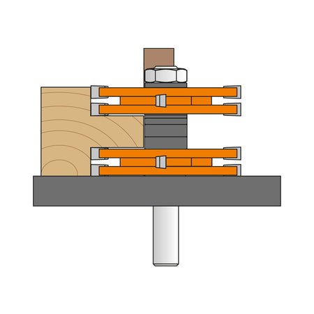 CMT Orange Tools 800.628.11 Tenon cutting router bits industrial industrial Tools Industrial router bits Woodworking Tools and accessories Ireland Maginn Machinery 04