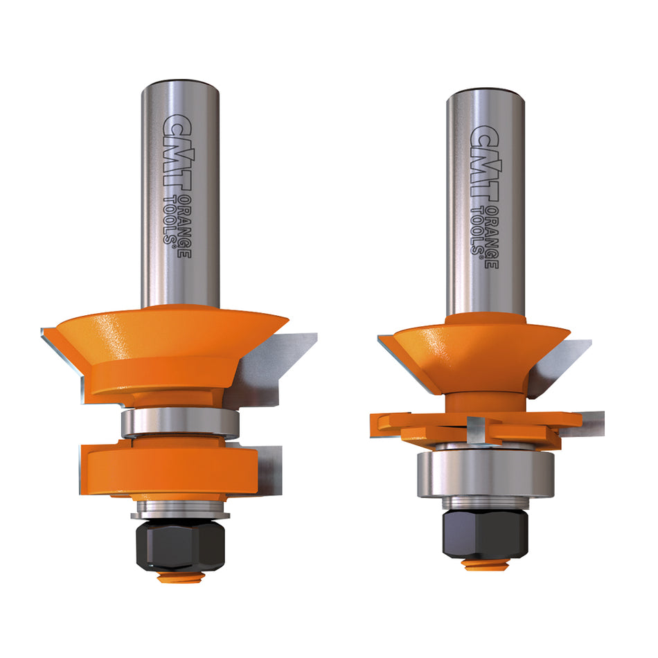 CMT Orange Tools 955.506.11 V-Tongue & groove router bit set industrial industrial Tools Industrial router bits Woodworking Tools and accessories Ireland Maginn Machinery 09