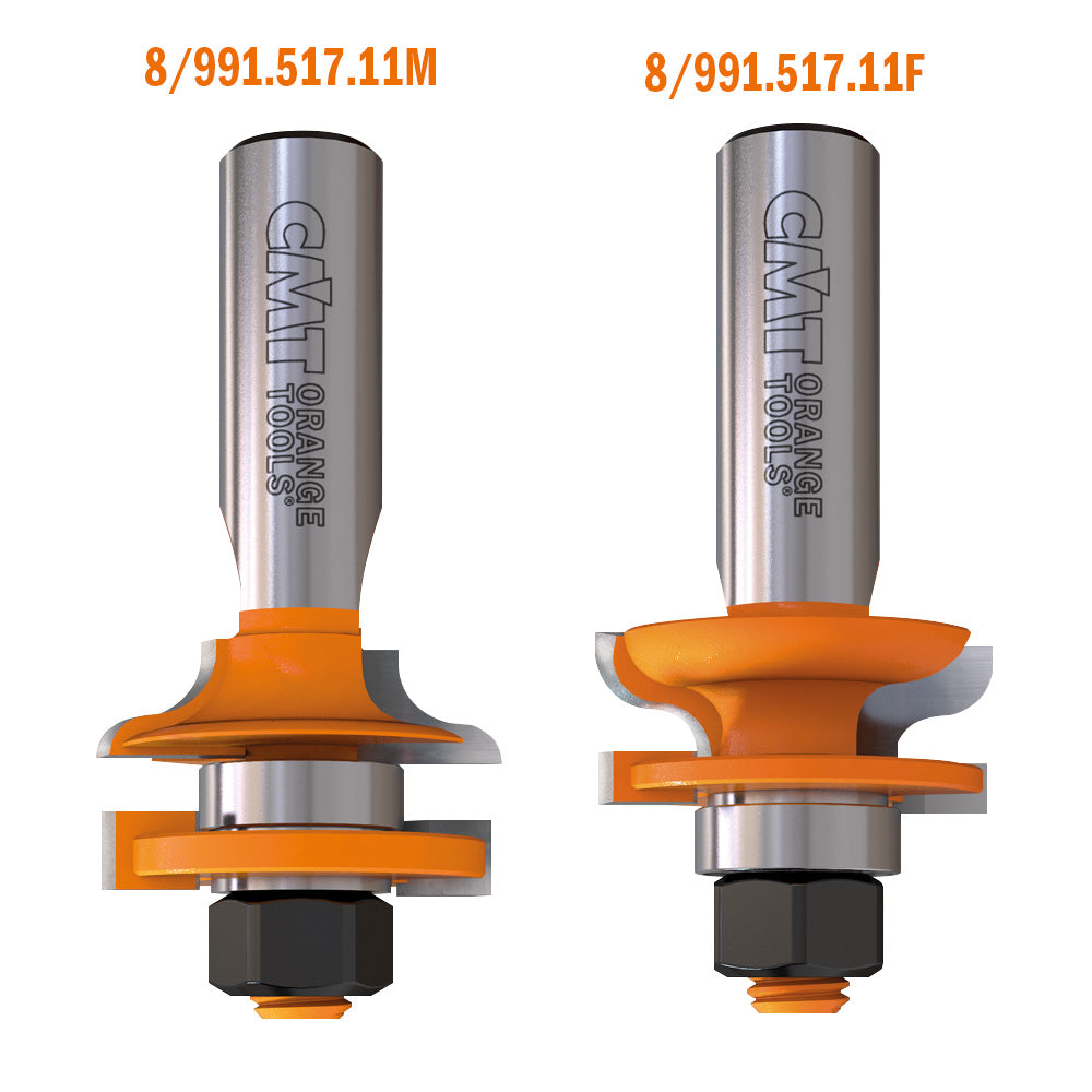 CMT Orange Tools 891.517.11 Junior Ogee Rail & Stile Set industrial industrial Tools Industrial router bits Woodworking Tools and accessories Ireland Maginn Machinery