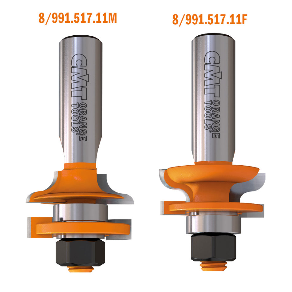 CMT Orange Tools 991.517.11 Junior Ogee Rail & Stile Set industrial industrial Tools Industrial router bits Woodworking Tools and accessories Ireland Maginn Machinery