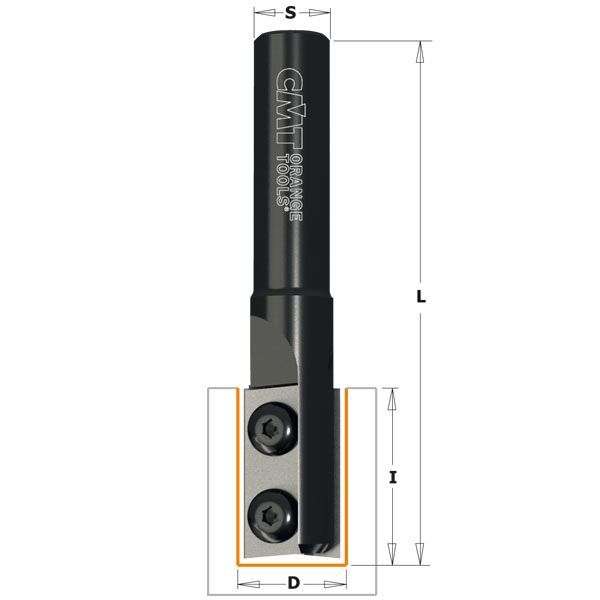 CMT Orange Tools 654.162.11 Straight router bits with insert knives Industrial Industrial Tools Router bits with insert knives Woodworking Tools and accessories Ireland Maginn Machinery