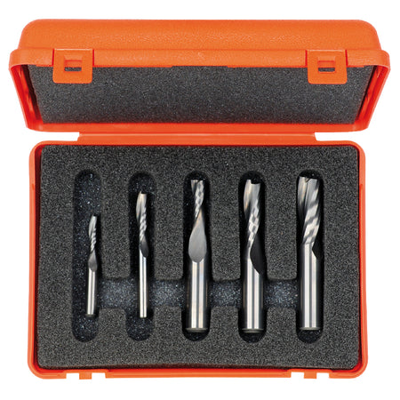 CMT Orange Tools 191.000.02 5 piece spiral bit sets Industrial Industrial Tools Router bit sets Woodworking Tools and accessories Ireland Maginn Machinery