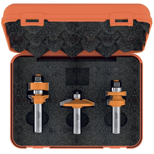 CMT Orange Tools 800.524.11 3 piece small arch door sets industrial industrial Tools Router bit sets Woodworking Tools and accessories Ireland Maginn Machinery