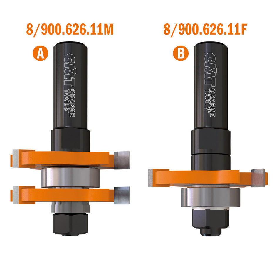 CMT Orange Tools 800.626.11 Tongue & groove set industrial industrial Tools Router bit sets Woodworking Tools and accessories Ireland Maginn Machinery