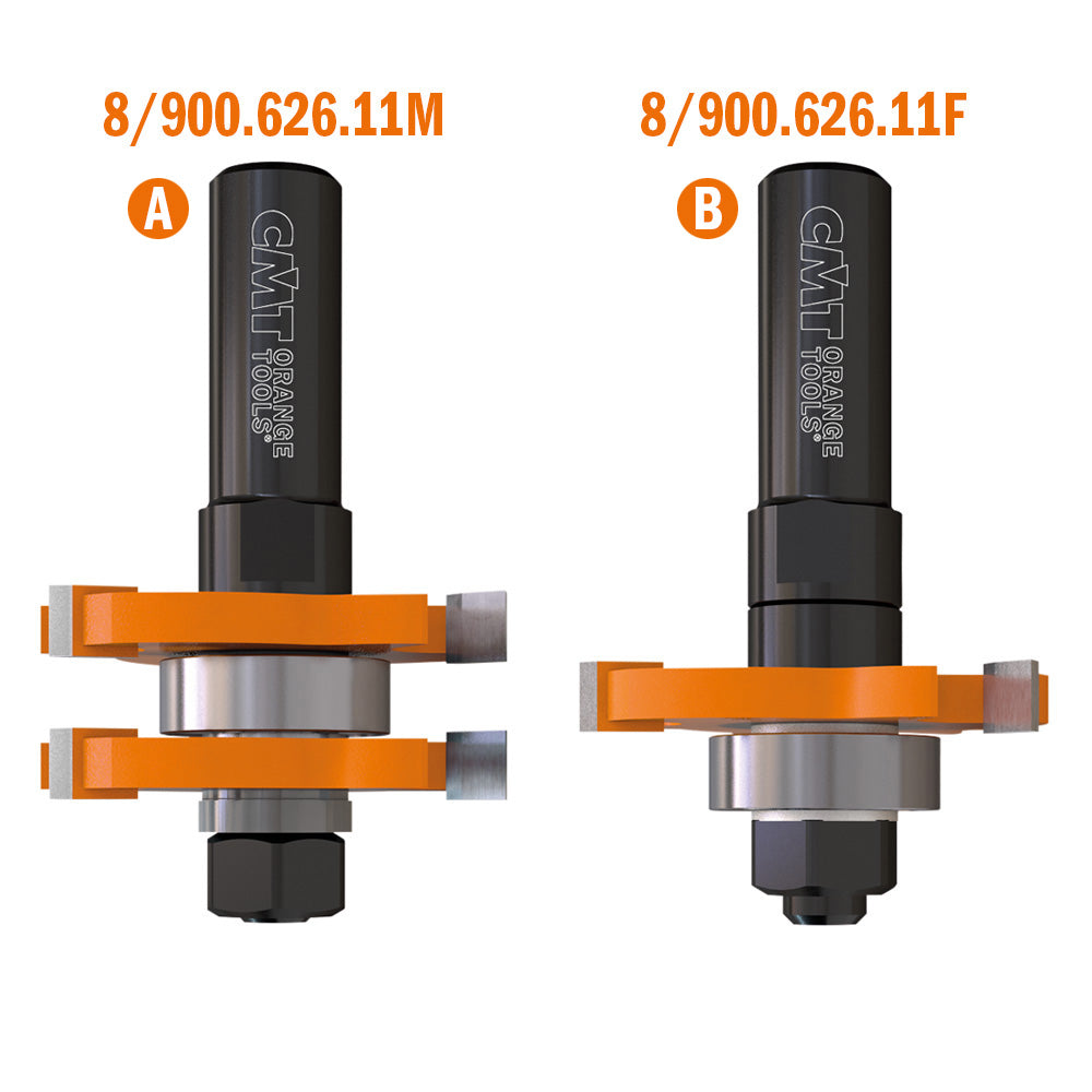 CMT Orange Tools 900.626.11 Tongue & groove set industrial industrial Tools Router bit sets Woodworking Tools and accessories Ireland Maginn Machinery