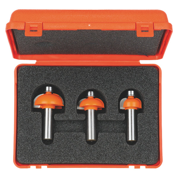 CMT Orange Tools 837.501.11 3 piece cove router bit sets industrial industrial Tools Router bit sets Woodworking Tools and accessories Ireland Maginn Machinery