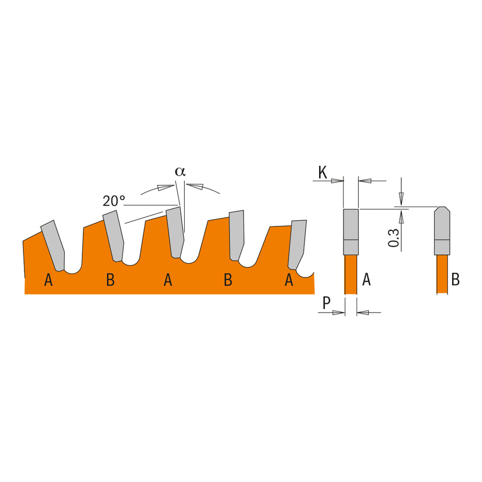 CMT Orange Tools 276.140.48H ITK-Plus® Non-Ferrous Metal & Composite Decking - THIN KERF Hardware Hardware Tools Industrial circular saw blades Woodworking Tools and accessories Ireland Maginn Machinery 02