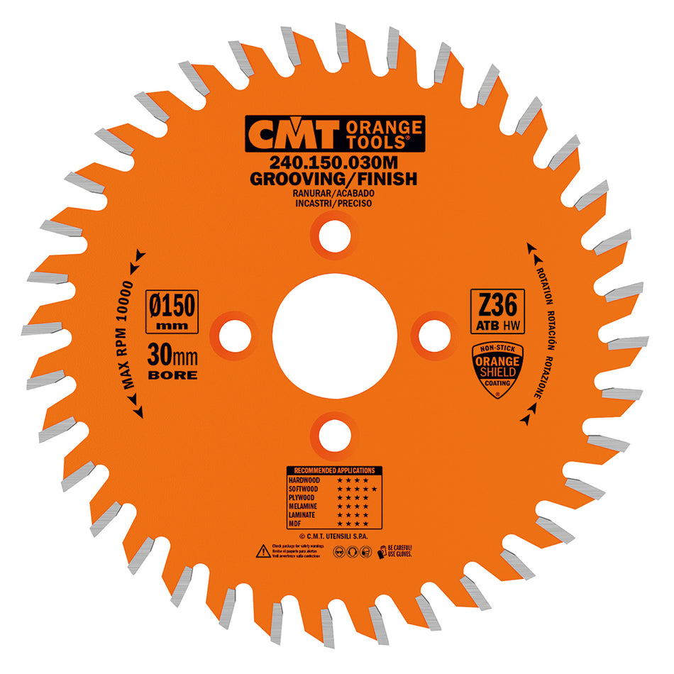 CMT Orange Tools 240.120.040H Industrial grooving/finish circular saw blades Industrial Industrial Tools Industrial circular saw blades Woodworking Tools and accessories Ireland Maginn Machinery