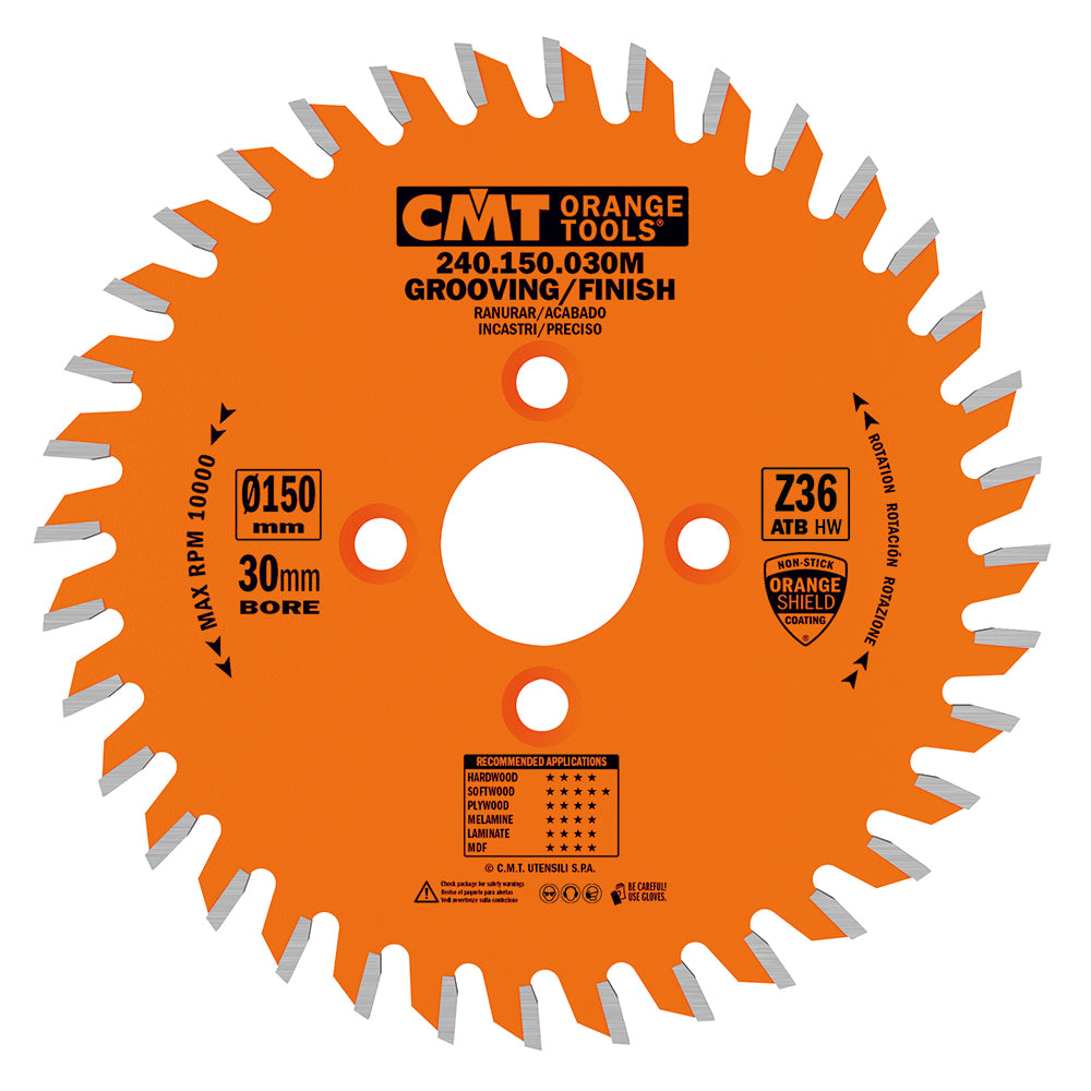 CMT Orange Tools 240.150.040M Industrial grooving/finish circular saw blades Industrial Industrial Tools Industrial circular saw blades Woodworking Tools and accessories Ireland Maginn Machinery