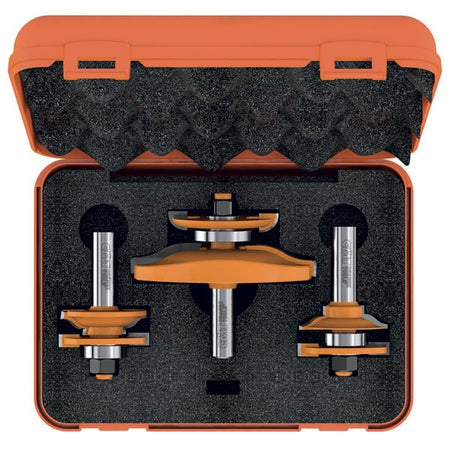 CMT Orange Tools 900.521.11 The raised panel sets with backcutter industrial industrial Tools Router bit sets Woodworking Tools and accessories Ireland Maginn Machinery