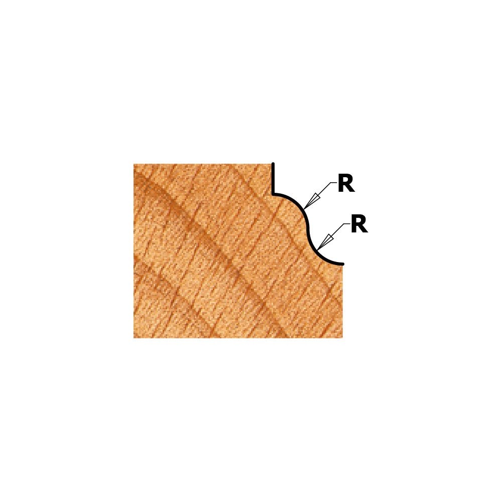 CMT Orange Tools K940-286 Roman Ogee Bit Hardware Hardware Tools Contractor router bits Woodworking Tools and accessories Ireland Maginn Machinery 03