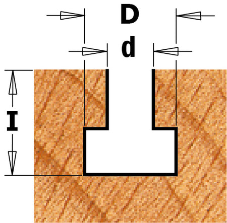 CMT Orange Tools K950-095 Keyhole Bit Hardware Hardware Tools Contractor router bits Woodworking Tools and accessories Ireland Maginn Machinery 03