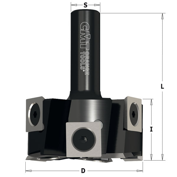 CMT Orange Tools 663.501.11 XTREME SPOILBOARD SURFACING ROUTER CUTTER WITH INSERT KNIVES Industrial Industrial Tools Router cutters & chucks for CNC Woodworking Tools and accessories Ireland Maginn Machinery